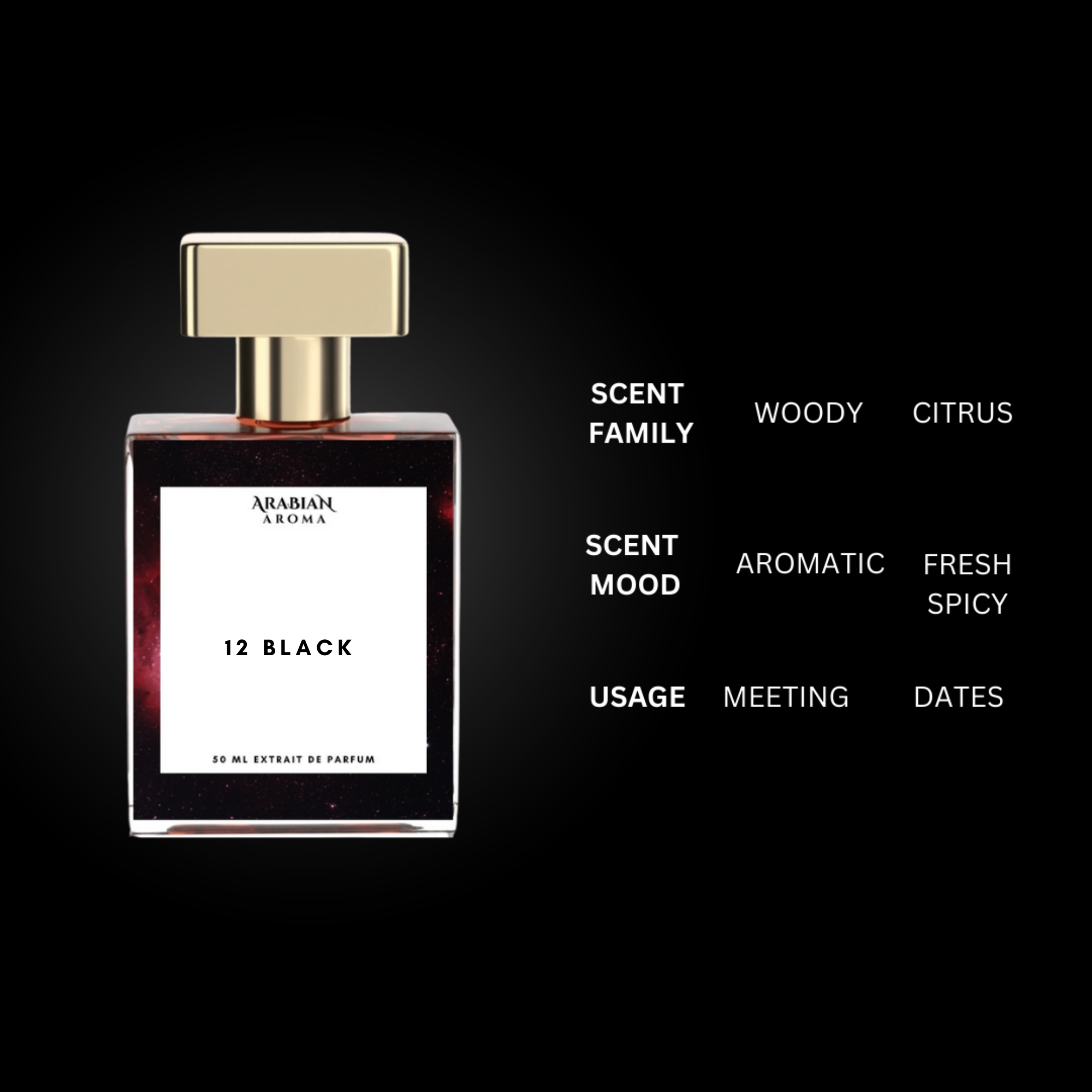 Arabian Aroma 12 Black