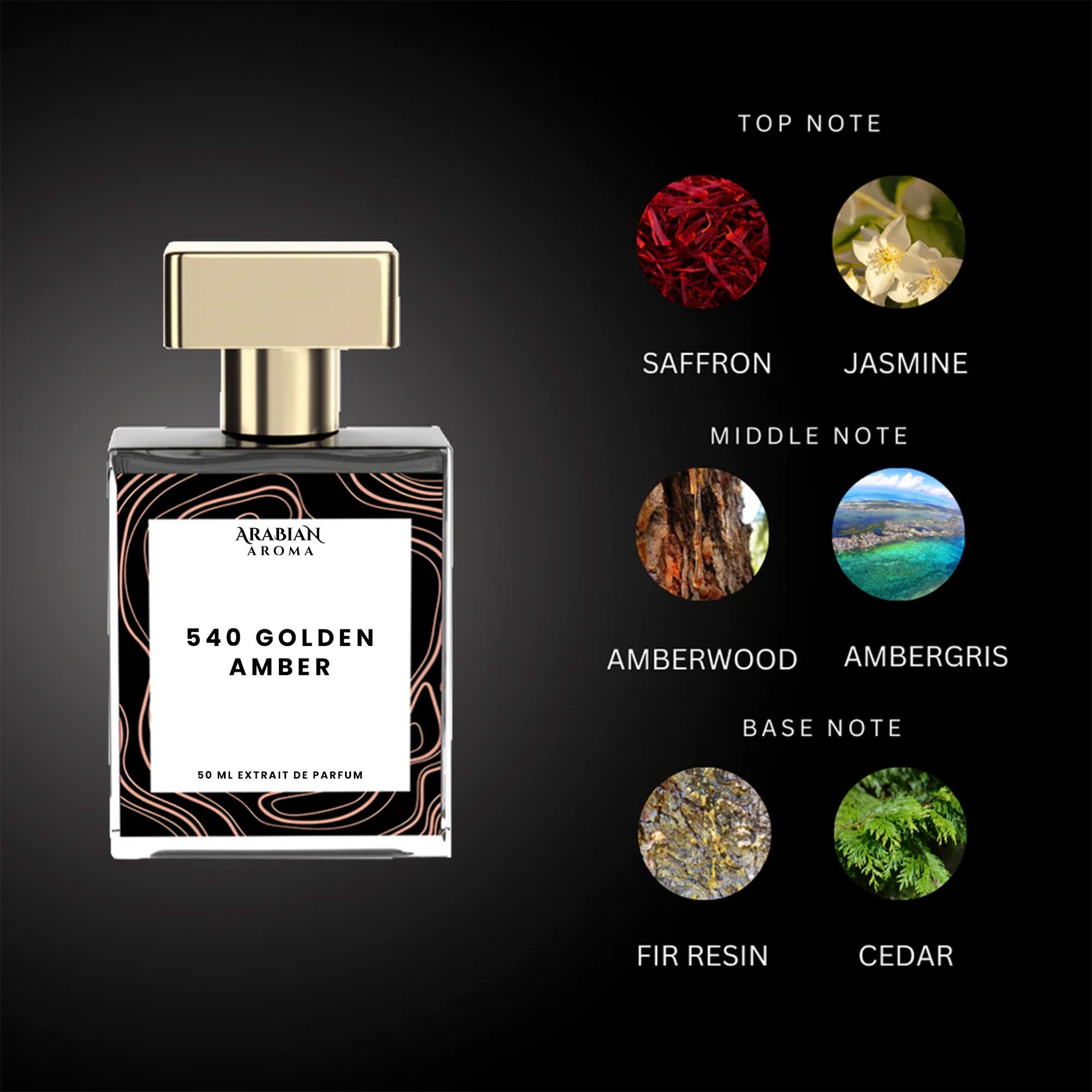 Arabian Aroma 540 Golden Amber