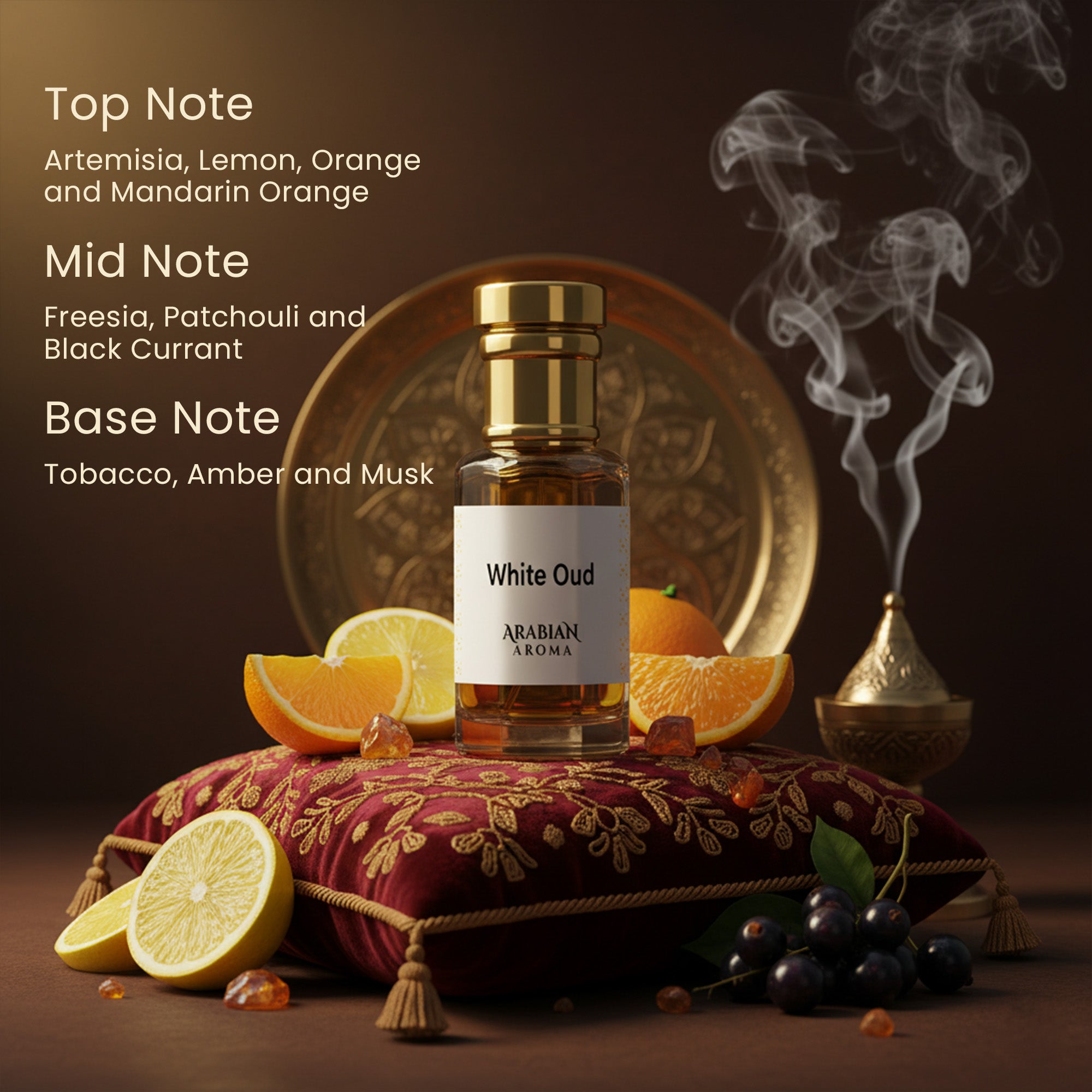 Amber Oud - Musk Rizali - White Oud Attar Set