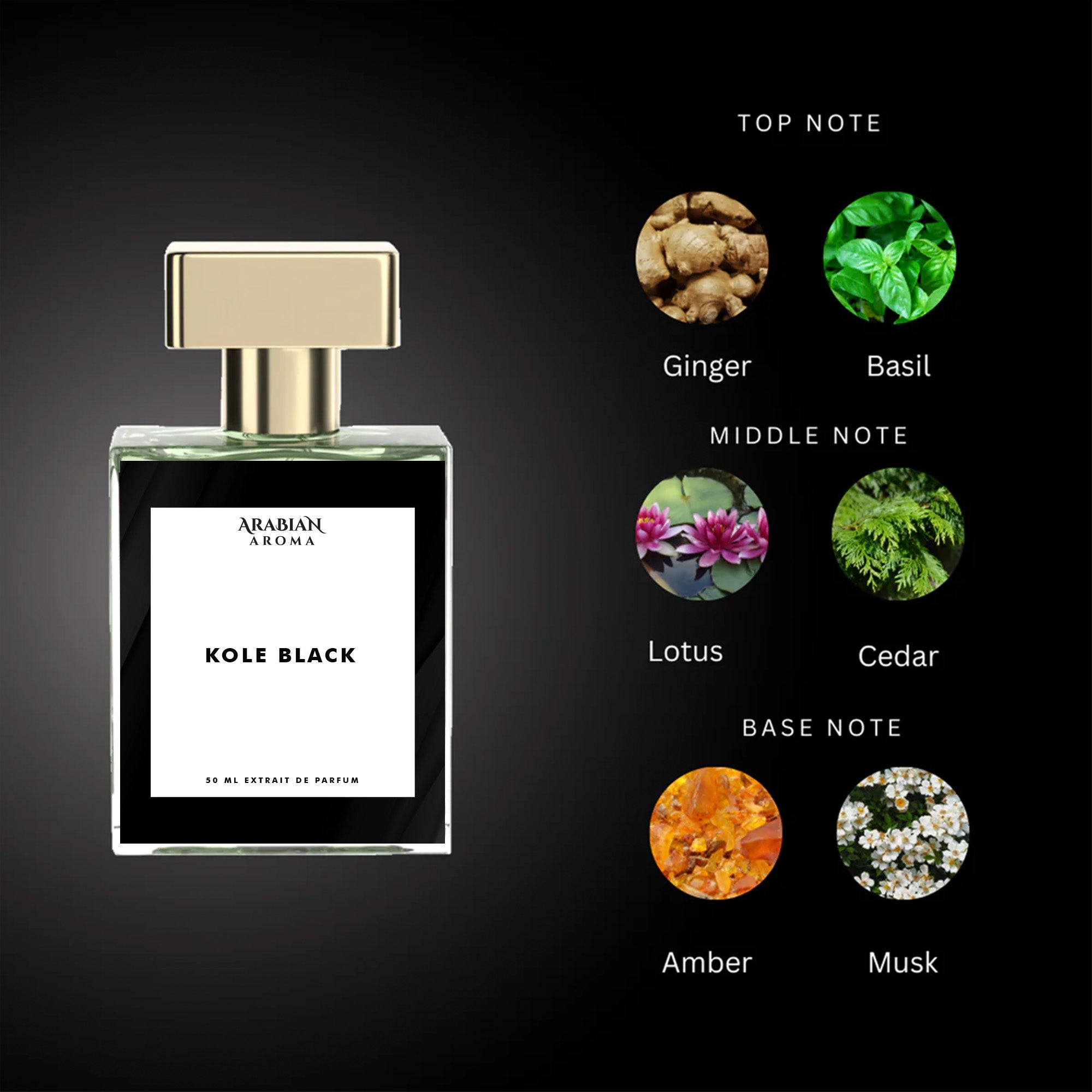 Arabian Aroma Kole Black
