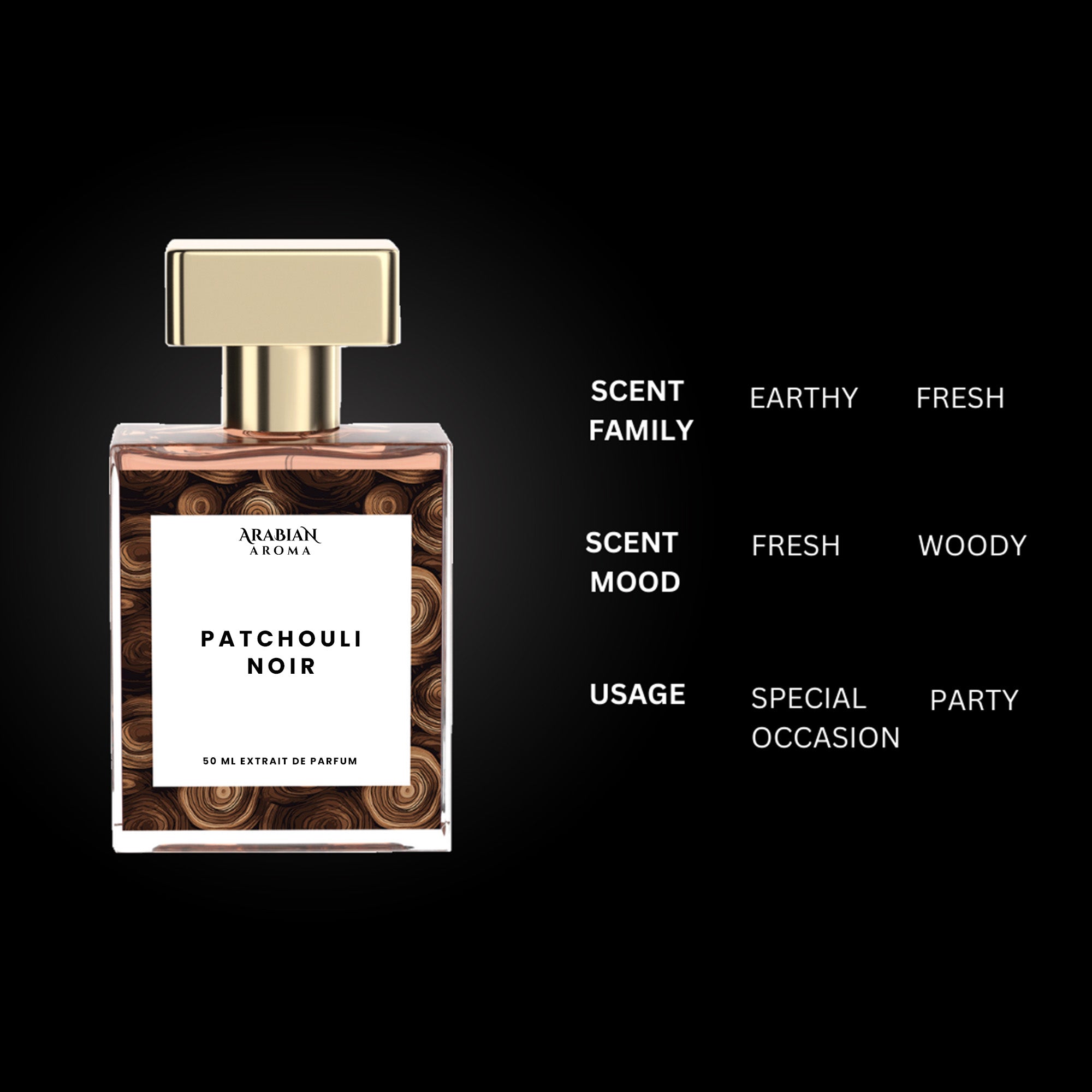 Arabian Aroma Patchouli Noir
