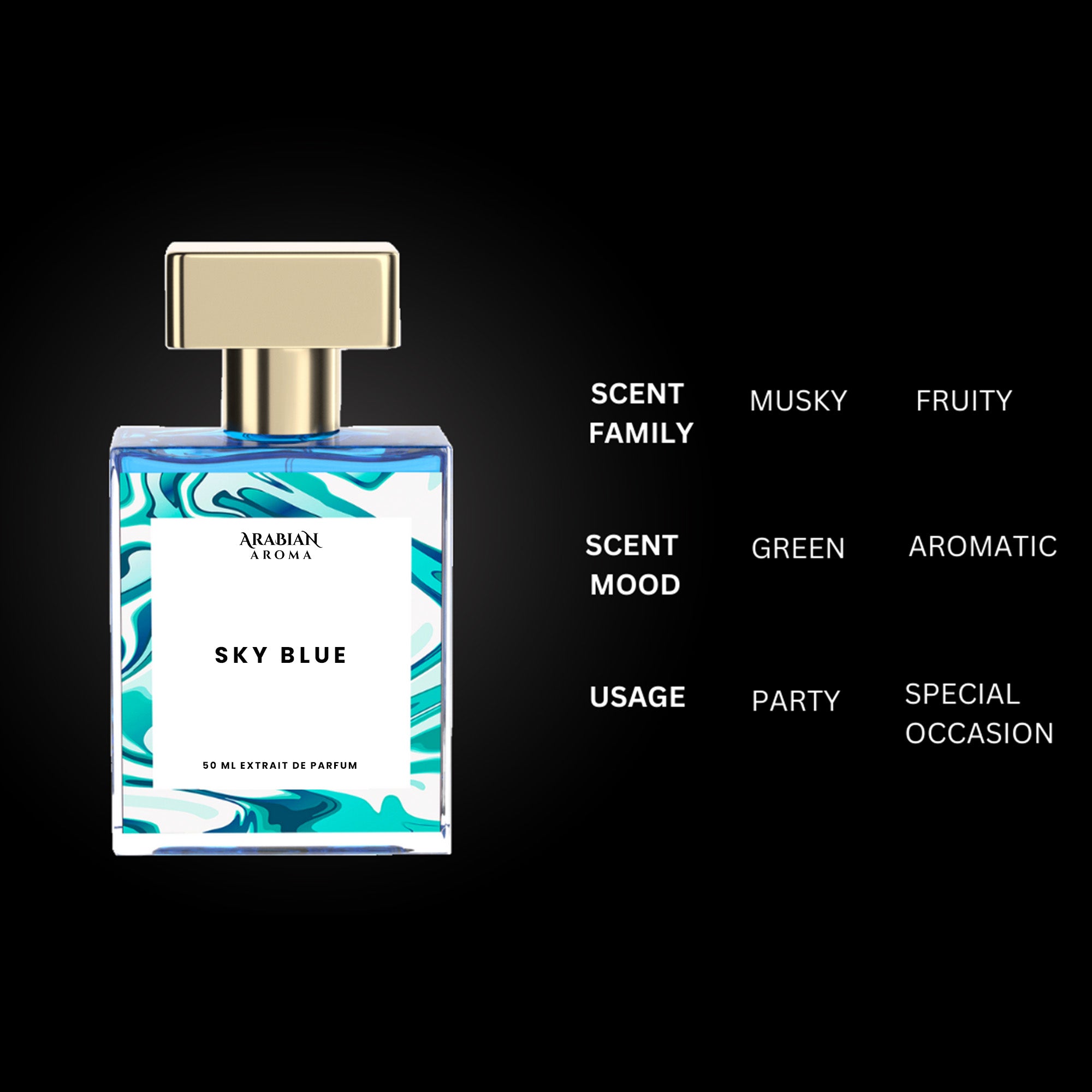 Arabian Aroma Sky Blue