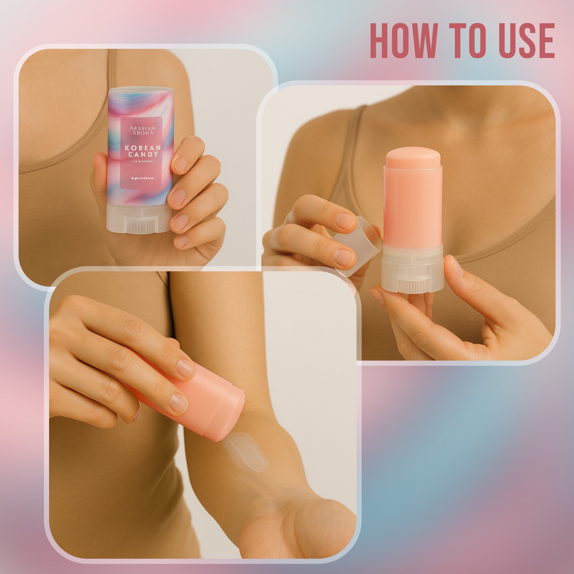 Korean Candy Solid Perfume Gel