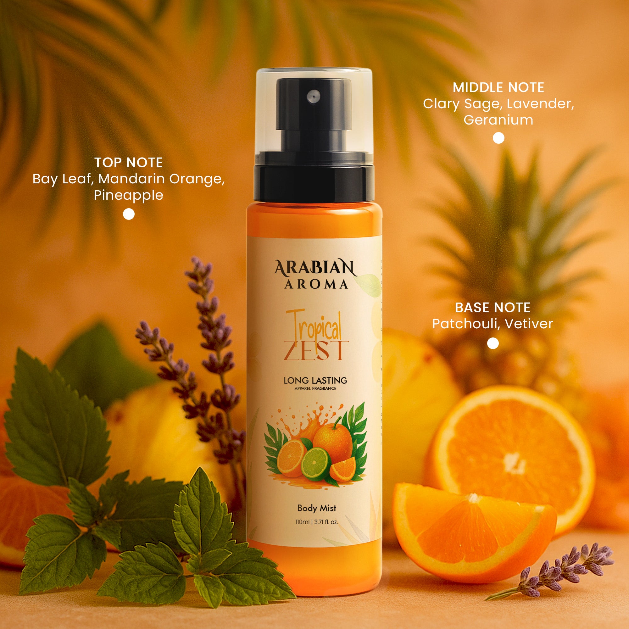 Arabian Aroma Tropical Zest Body Mist