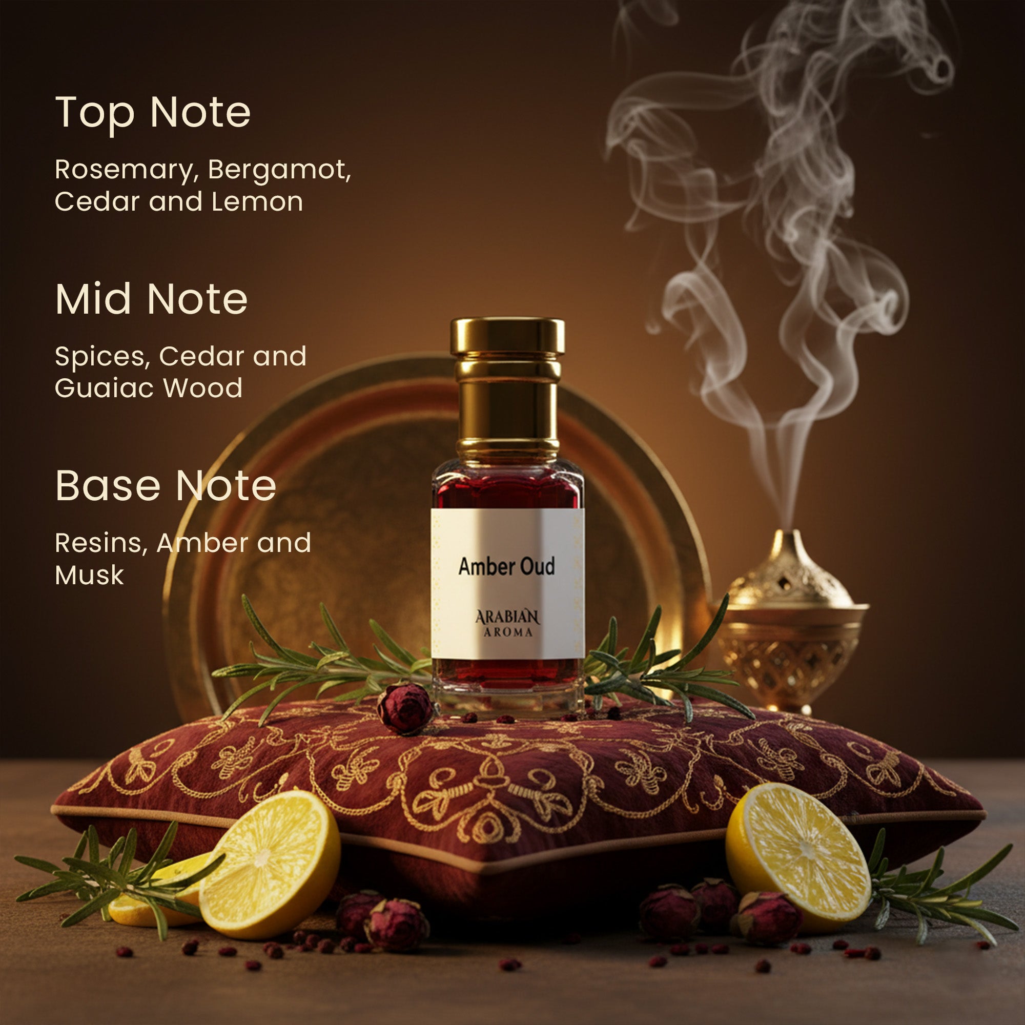 Amber Oud - Musk Rizali - White Oud Attar Set