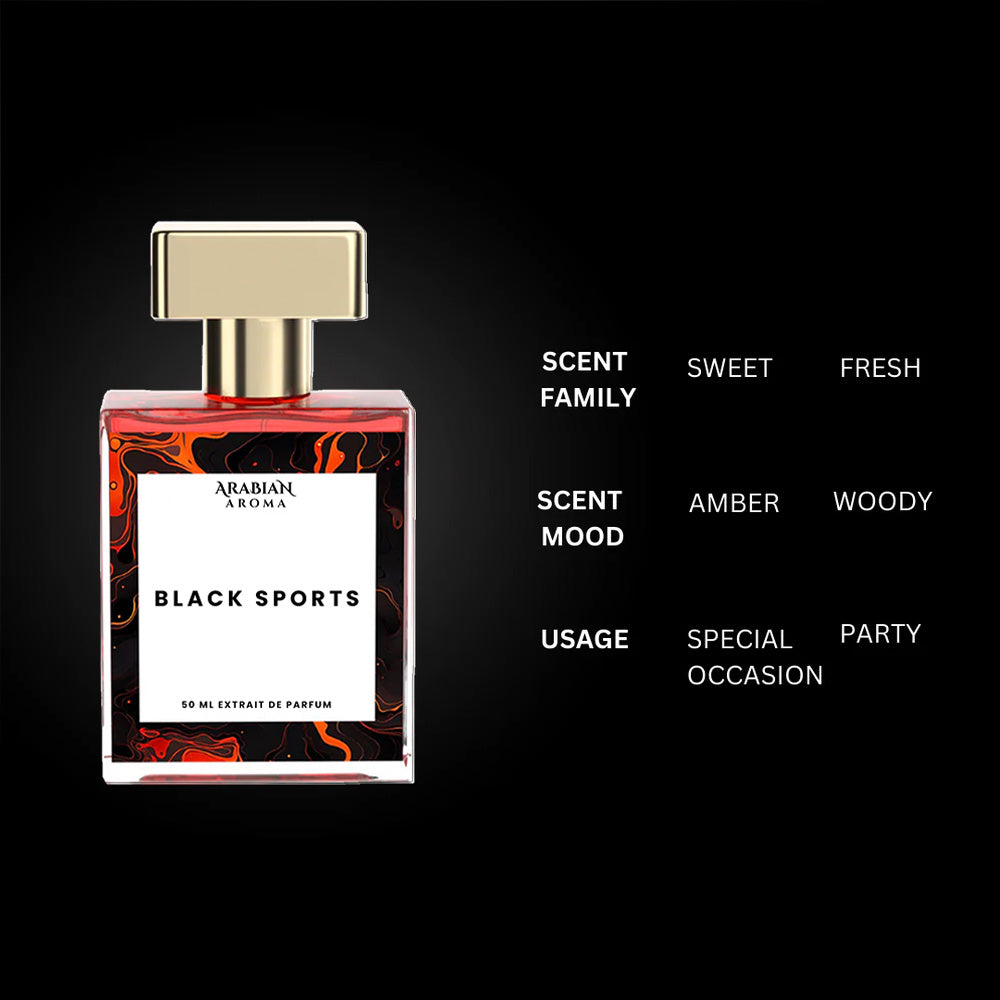 Arabian Aroma Black Sports