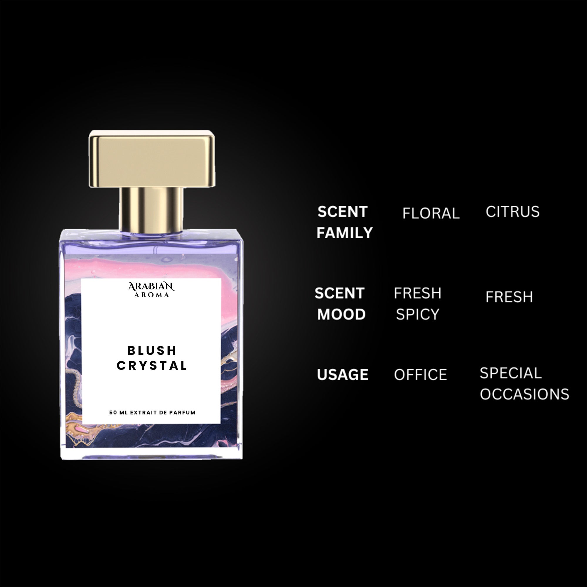 Arabian Aroma Blush Crystal