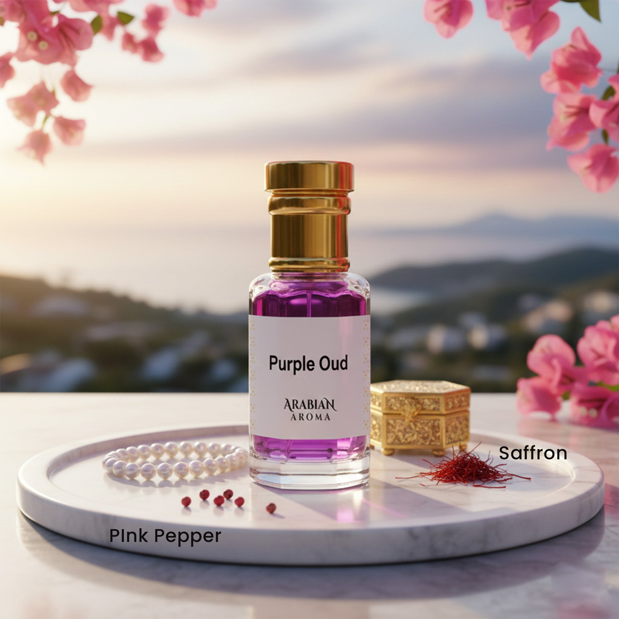 Musk Rijali - Purple Oud - Fasli Gulab Attar Set