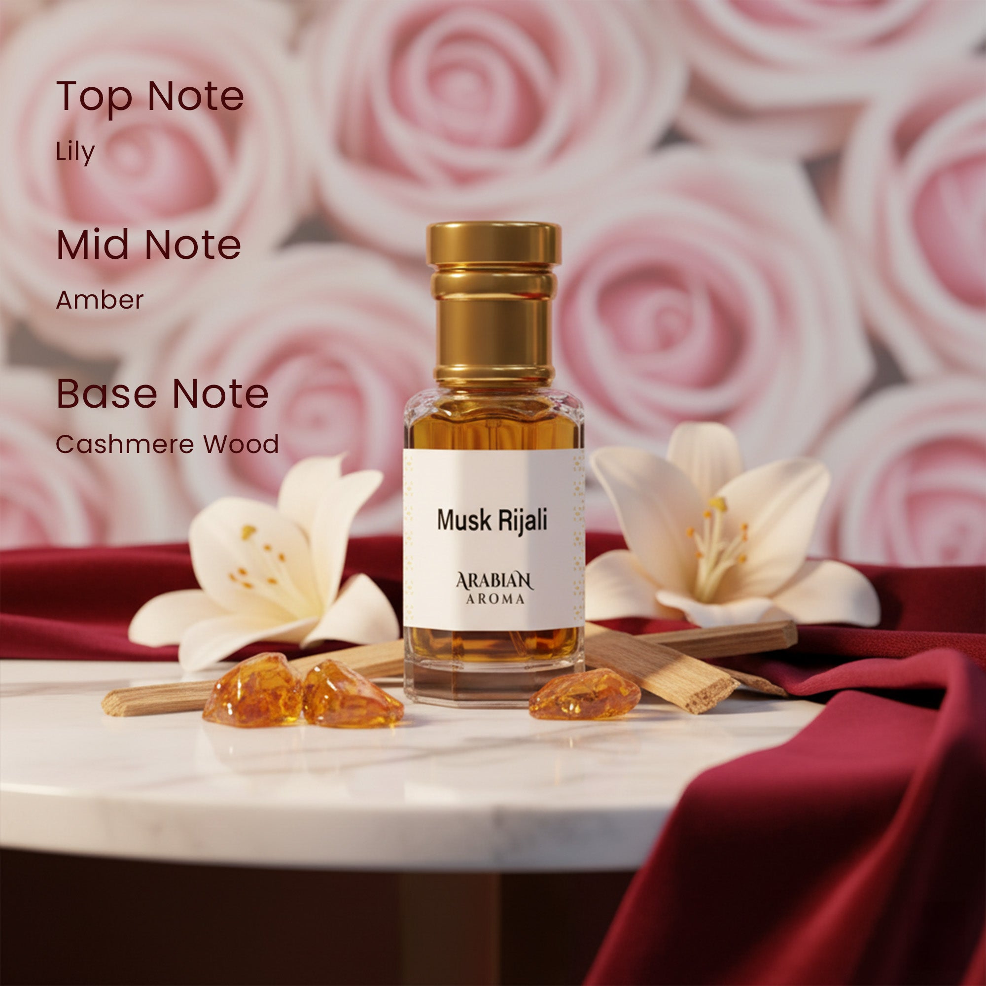 Jannat Firdaus - Mahir Gold - White Oud Attar Set