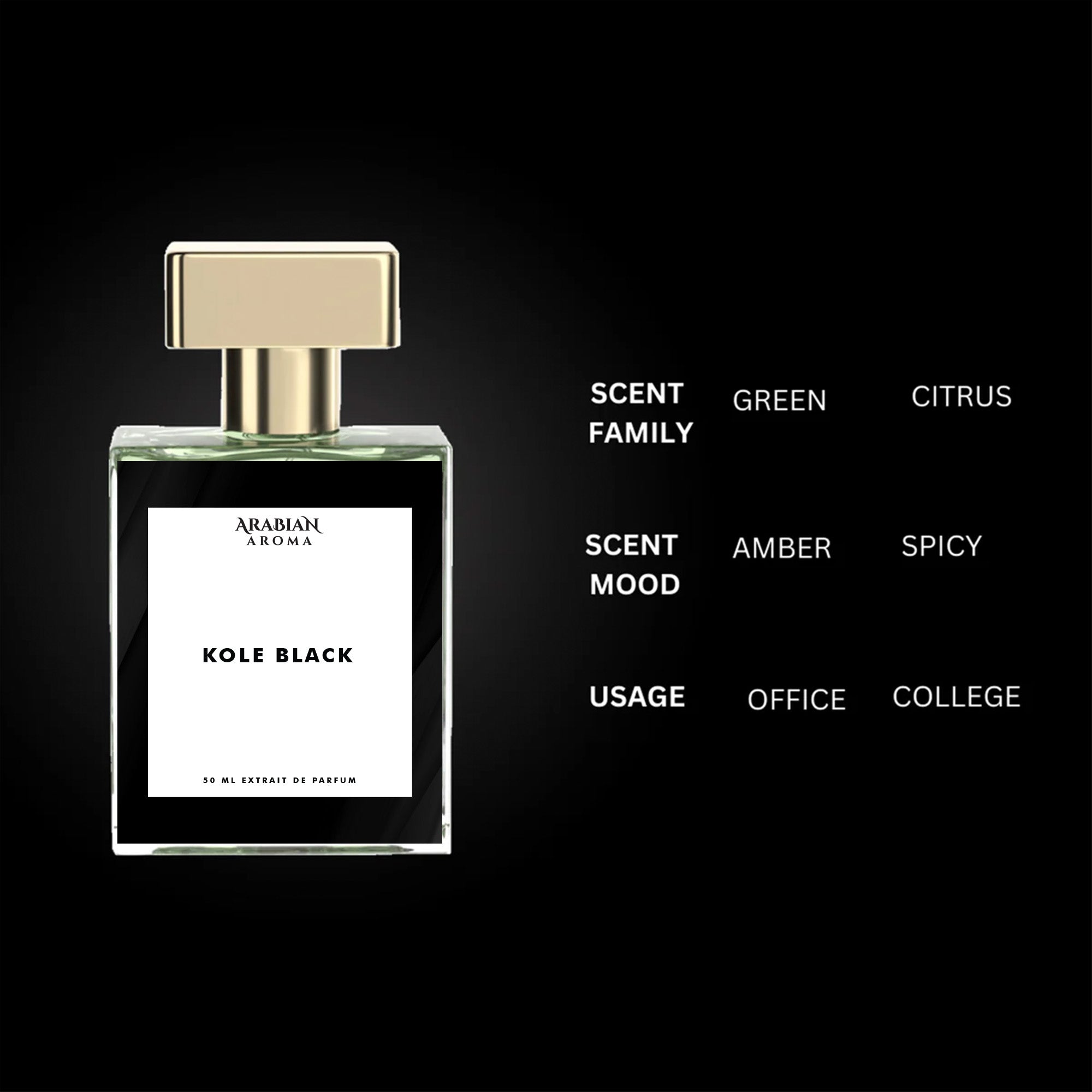 Arabian Aroma Kole Black
