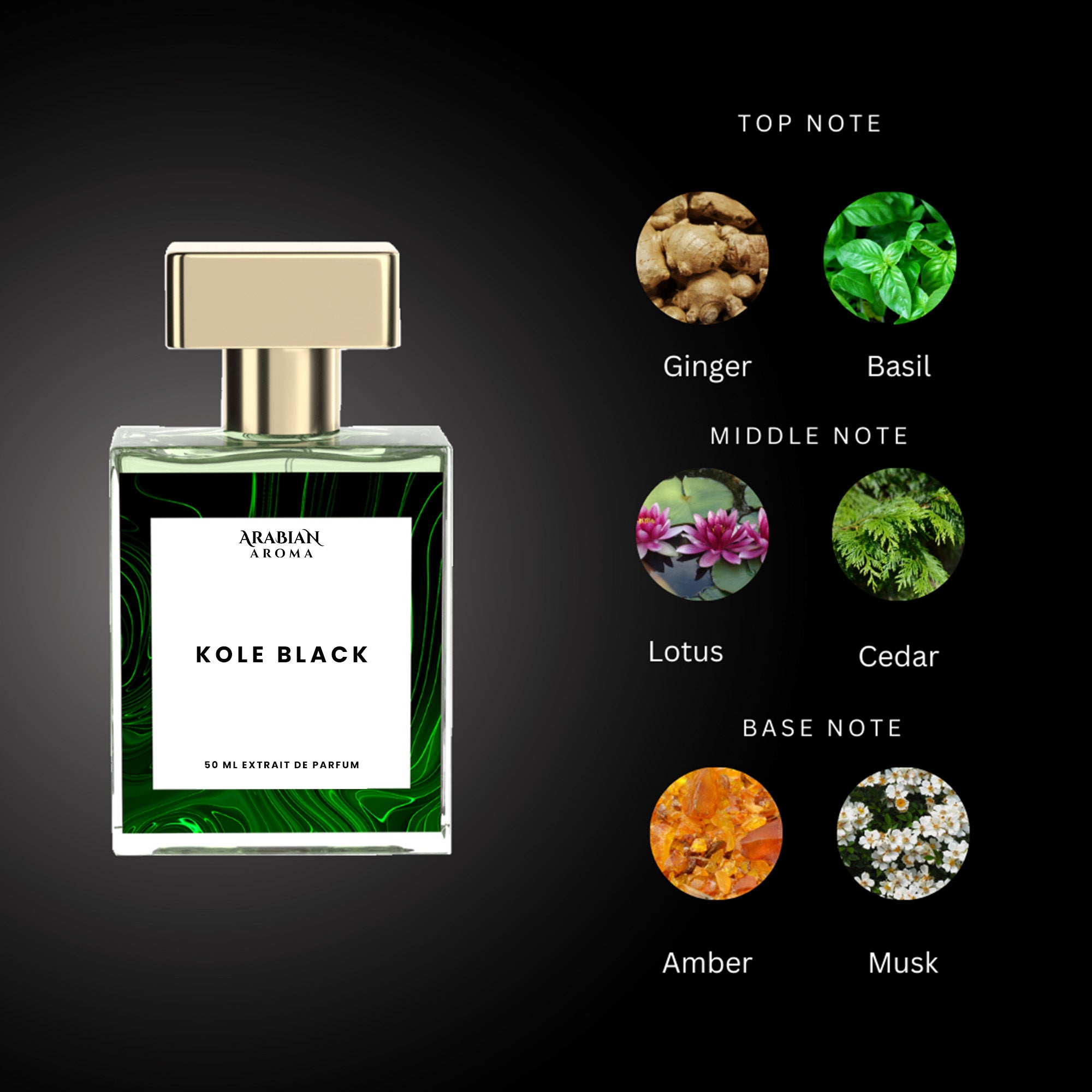 Arabian Aroma Kole Black