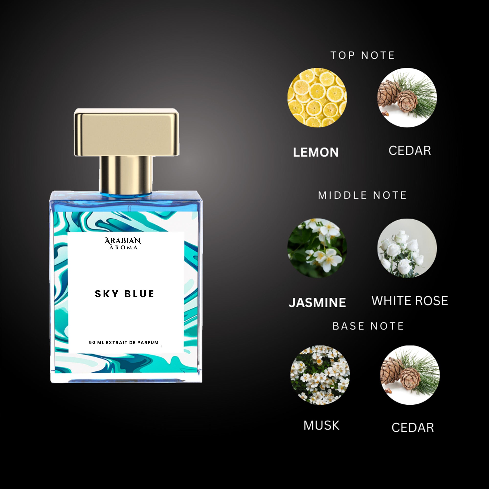 Arabian Aroma Sky Blue