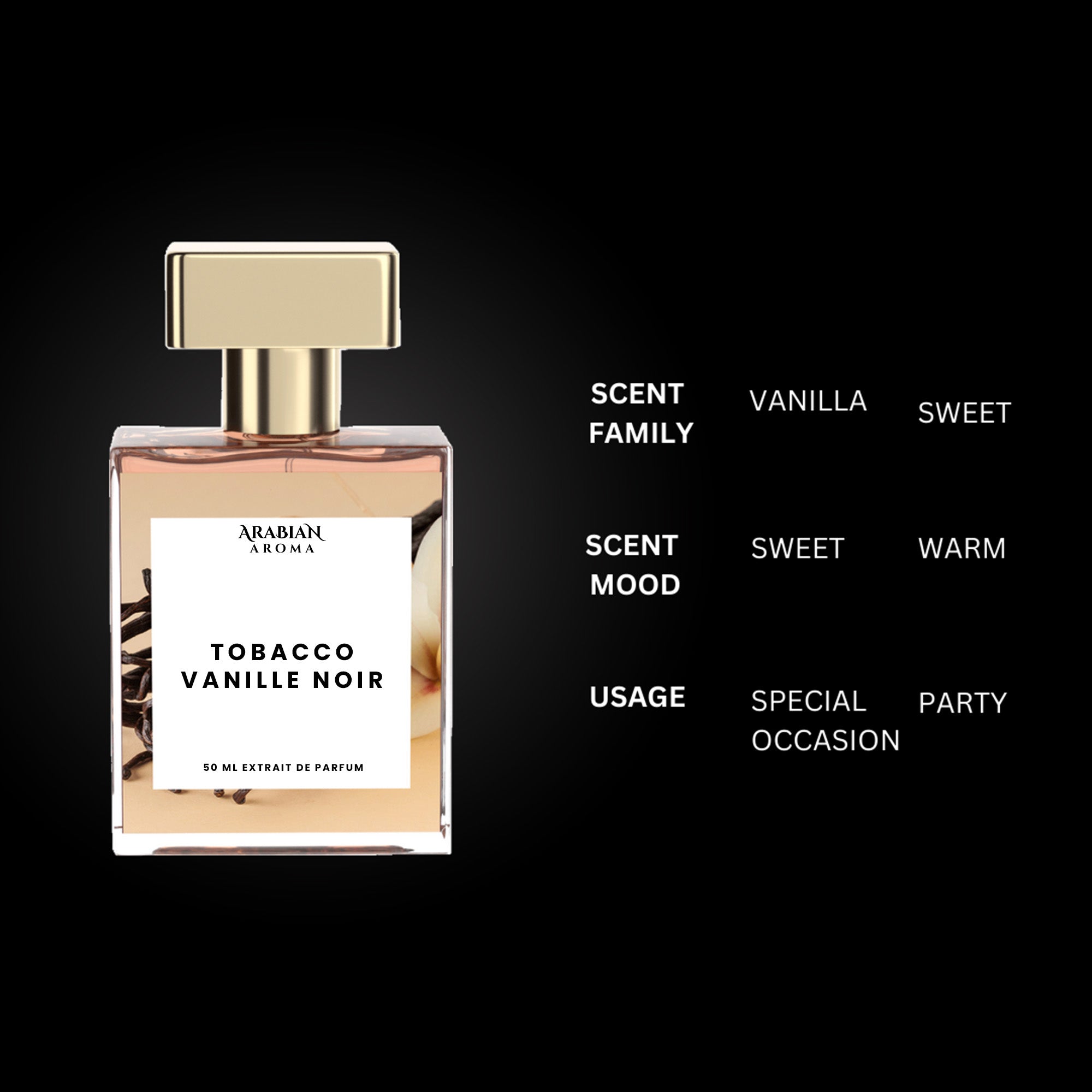Arabian Aroma Tobacco Vanille Noir